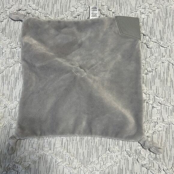 Booginhead Security Blanket Lovey Bunny Rabbit Pacipal Gray and White Chevron - Picture 2 of 5